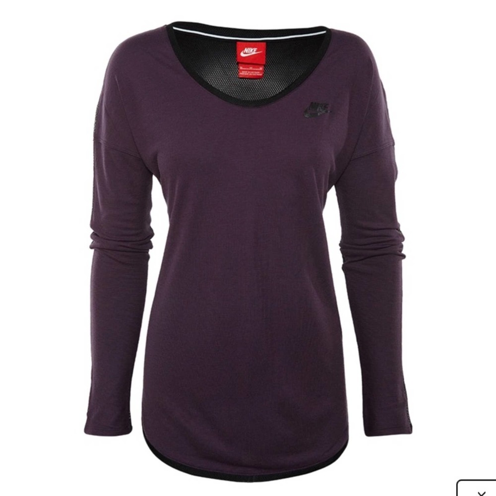 Nike Long Sleeve T2 T-Shirt with Mesh Back XS